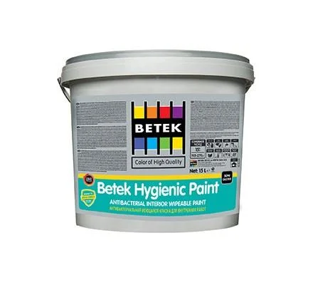 Краска Betek Hygienic Paint S.Gloss интерьерная антибактериальная