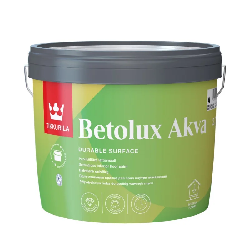 Краска Tikkurila Betolux Akva (Тиккурила Бетолюкс Аква) для пола