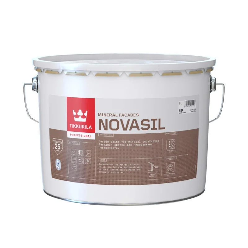 Краска Tikkurila Novasil (Тиккурила Новасил) фасадная