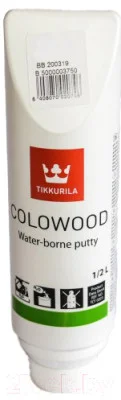 Шпатлёвка Tikkurila Коловуд (Тиккурила Коловуд) по дереву, 0,5 л