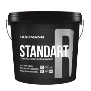 Краска Farbmann Standart R фасадная структурная, 0,9 л