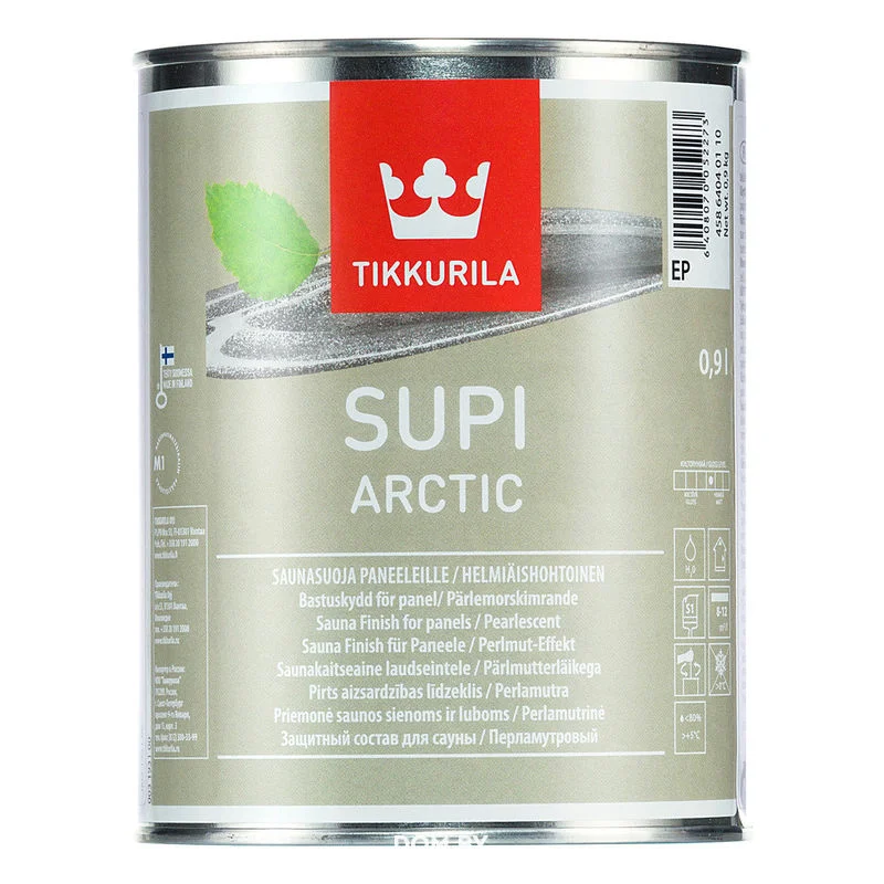 Защитный состав Tikkurila Supi Arctic (Тиккурила Супи Арктик) для бани