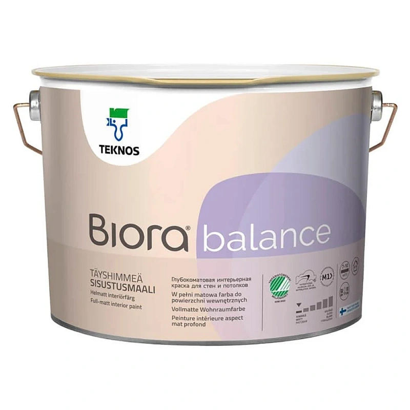 Краска Teknos Biora Balance (Текнос Биора Баланс) интерьерная глубокоматовая