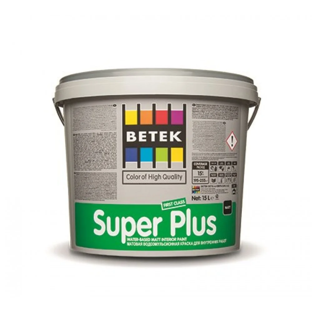 Краска Betek Super Plus интерьерная матовая