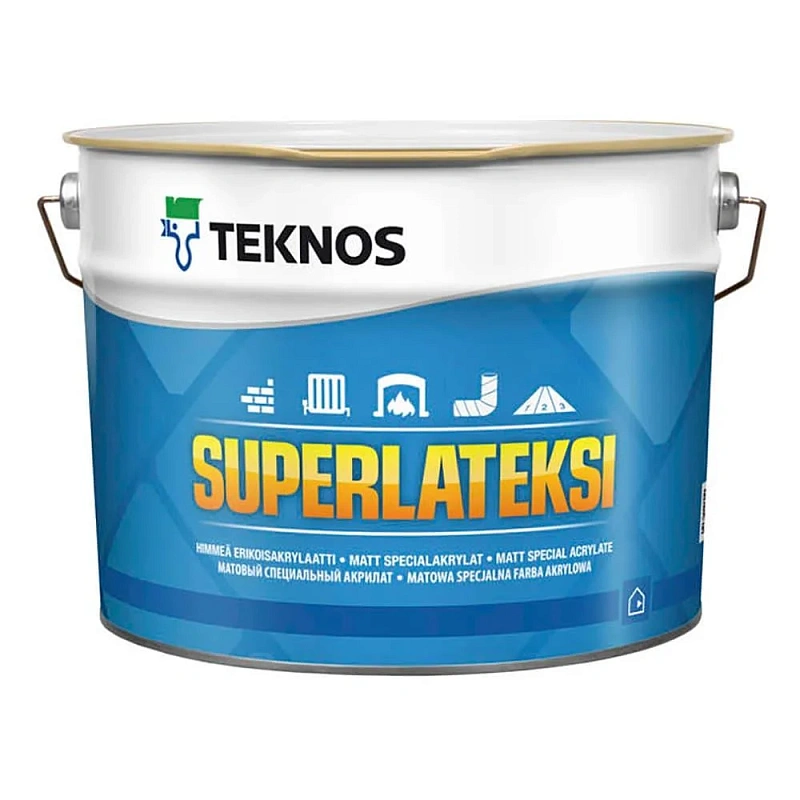 Краска Teknos Superlateksi (Текнос Суперлатекси) интерьерная матовая