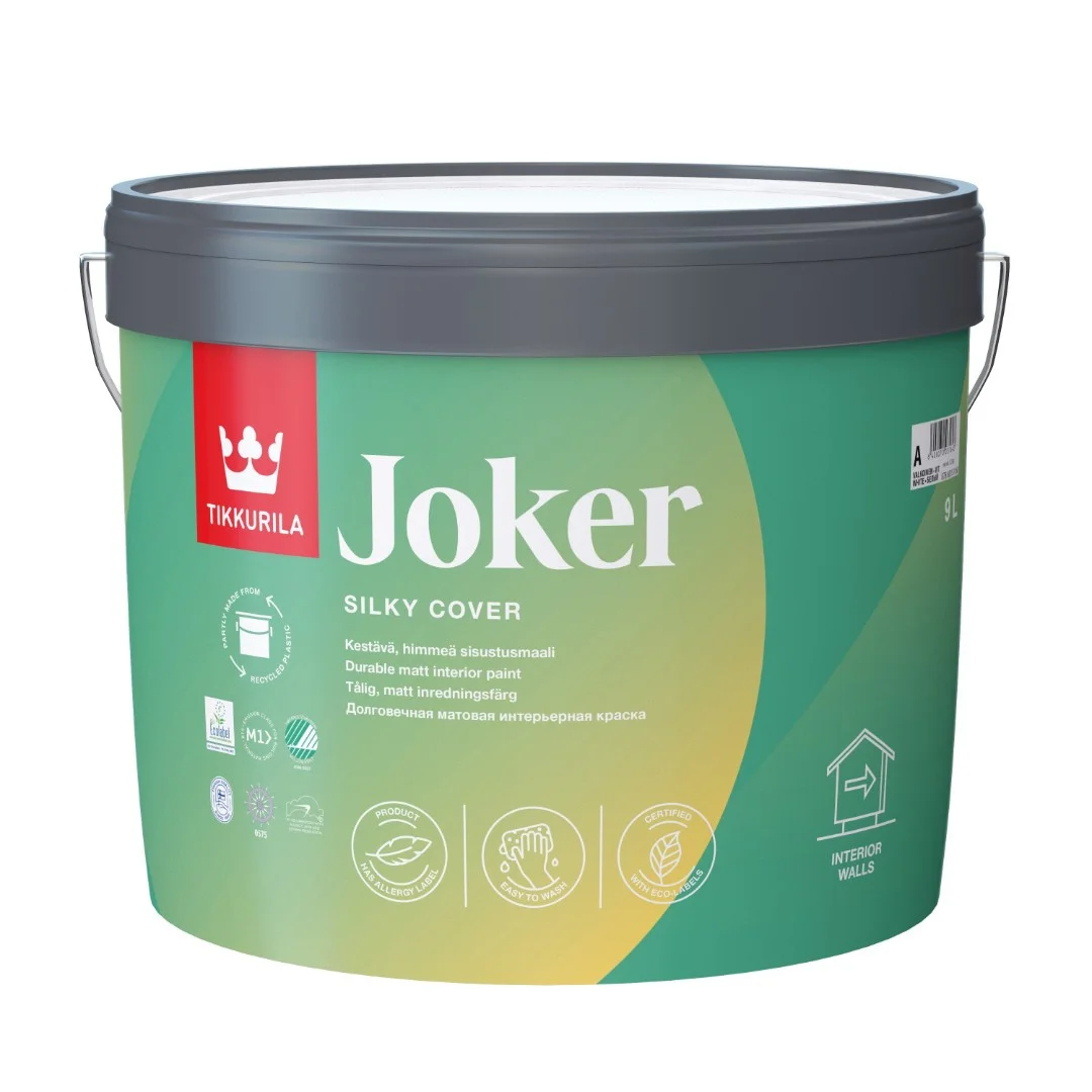 Краска Tikkurila Joker (Тиккурила Джокер) интерьерная гипоаллергенная