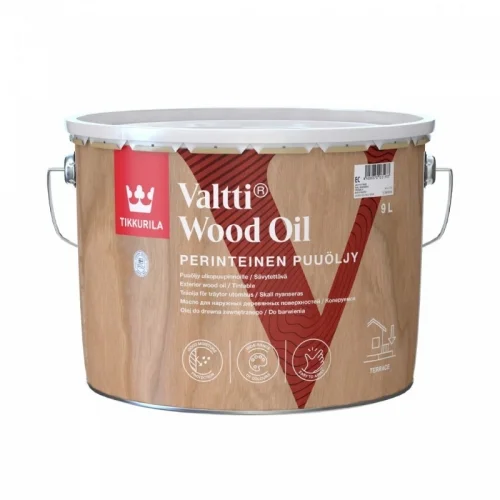 Масло Tikkurila Valtti Wood Oil (Тиккурила Валтти Вуд Ойл) для дерева