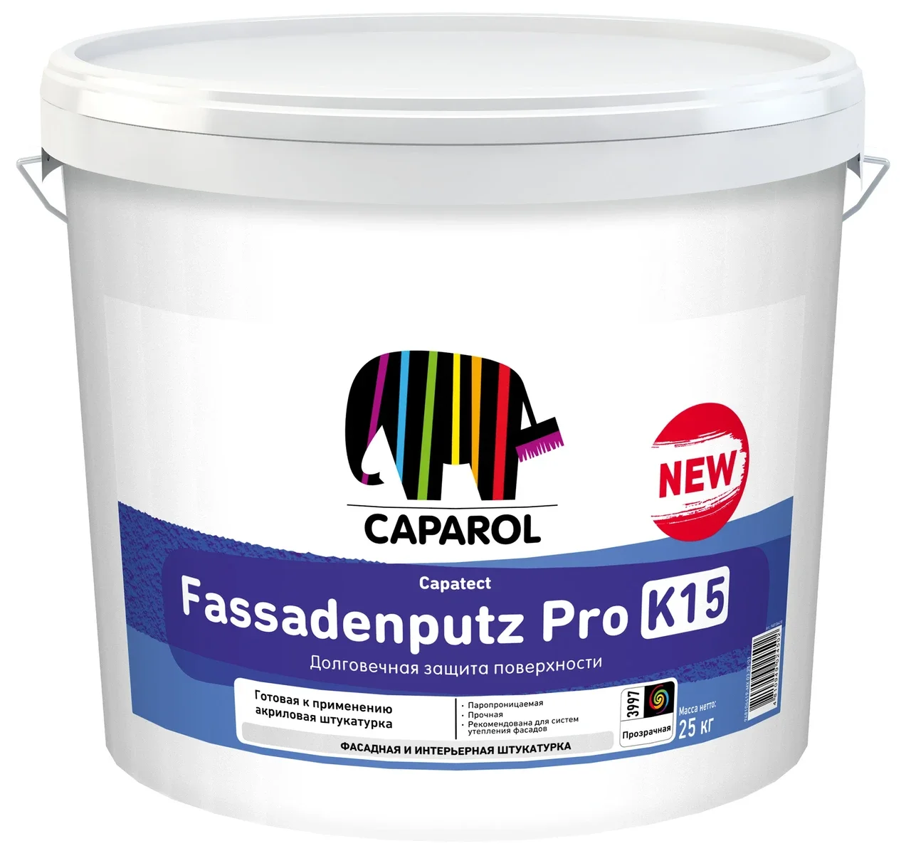 Штукатурка Caparol Capatect Fassadenputz Pro K15 (Капарол Капатект Фассаденпутц) декоративная