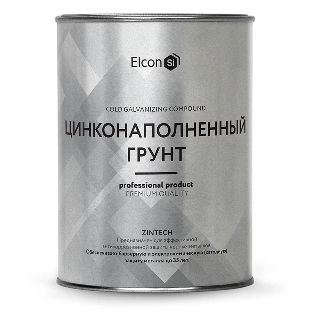 Состав для холодного цинкования Elcon Zintech (Элкон Цинтех) серый, 1 кг