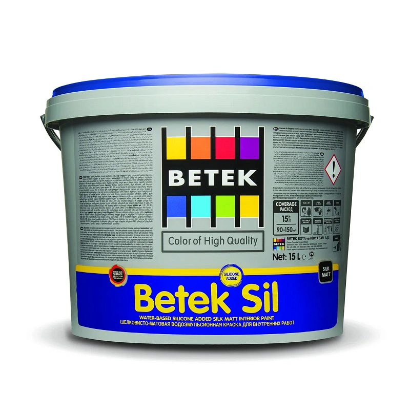 Краска Betek Sil интерьерная шелковисто-матовая