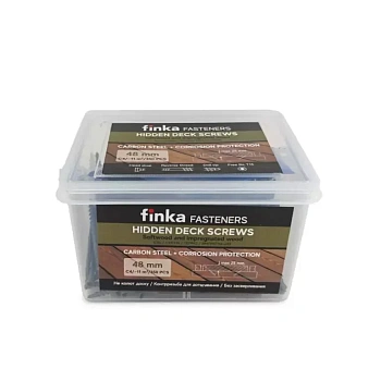 Саморезы для скрытого крепежа Finka Hidden Deck Screws C4 75 мм (700шт)