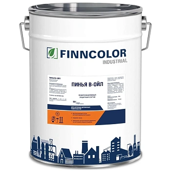 Пропитка Finncolor Industrial Pinja W-Oil (Финнколор Пинья В-Ойл) для дерева
