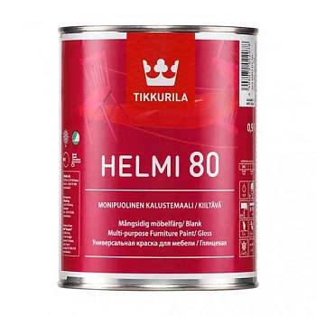 Краска Tikkurila Helmi (Тиккурила Хелми) для дверей и радиаторов глянцевая база C, 2,7 л
